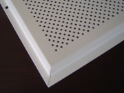 1.8mm dia. aluminum perforation ceiling tile - lay-in type tile