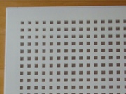 12x12mm square holes - Peforated Gypsum Board